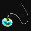 1Pc Transparent Glass Hanging Suncatchers AJEW-TADJ0001-02B-3