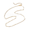 304 Stainless Steel Cuboid Bar Link Chain Necklaces for Women Men NJEW-JN05196-01-4