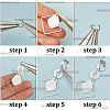 DIY Star & Flower Natural Shell Dangle Earrings Making Kit DIY-SC0025-13-6