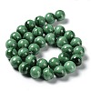 Natural Malachite Beads Strands G-F571-27AB1-6mm-7