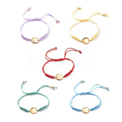 304 Stainless Steel Connector Bracelets AJEW-JB01132-01-1