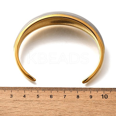 304 Stainless Steel Cuff Bangles for Women BJEW-F489-01-1