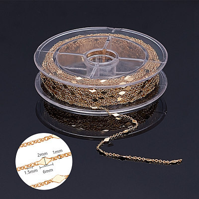 Brass Link Chains CHC-T007-01G-1