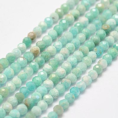 Natural Amazonite Bead Strands LS-G-P279-42-3mm-1