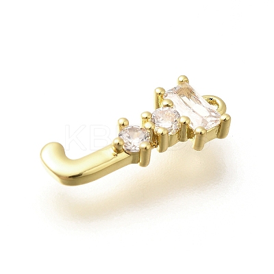 Brass Micro Pave Cubic Zirconia Pendants LS-KK-M310-01G-10-1