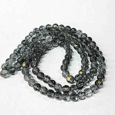 Baking Paint Glass Beads Strands DGLA-YW0002-01A-01-1