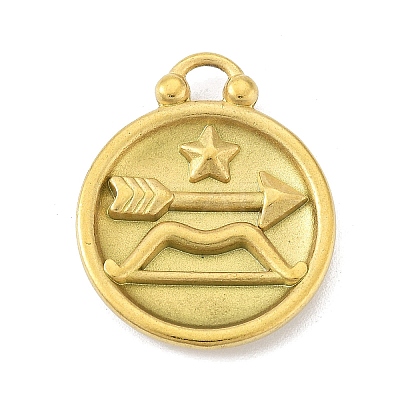 Real 18K Gold Plated Tone 304 Stainless Steel Pendants STAS-K291-01G-09-1