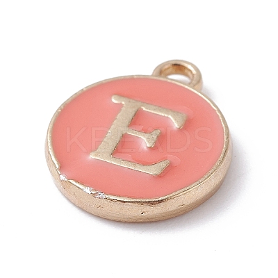 (Defective Closeout Sale Border damaged) Golden Plated Alloy Enamel Charms LS-ENAM-XCP0001-20E-1