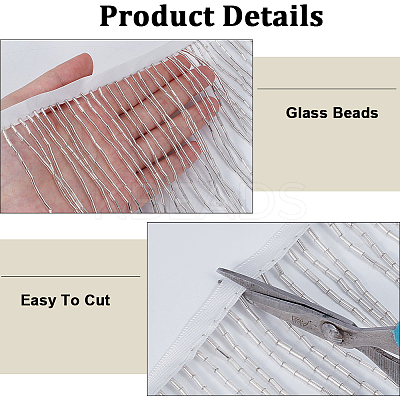Glass Ribbon AJEW-WH20141-03A-1