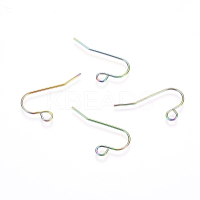 Ion Plating(IP) Stainless Steel Earring Hooks STAS-L211-15-M-1