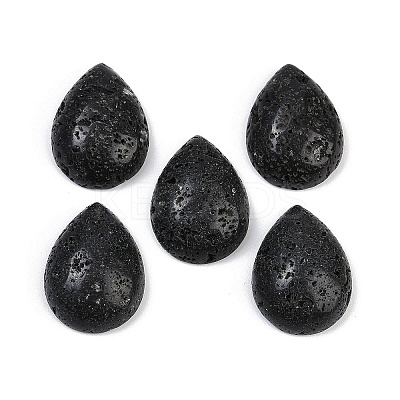 Natural Lava Rock Cabochons G-H094-01A-14-1