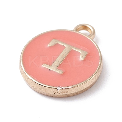 (Defective Closeout Sale Border damaged) Golden Plated Alloy Enamel Charms ENAM-XCP0001-20T-1
