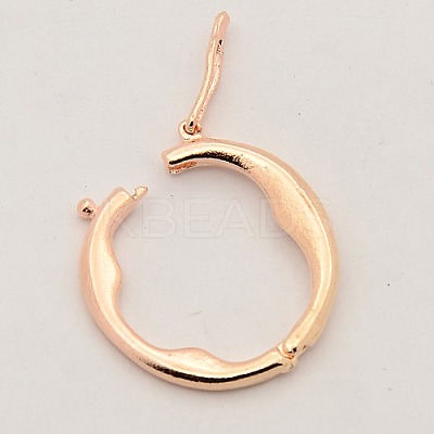 Brass Shortener Clasps KK-M004-03RG-1