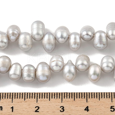 Dyed Natural Cultured Freshwater Pearl Beads Strands PEAR-A006-28B-1