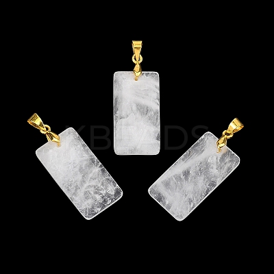 Natural Quartz Crystal Faceted Pendants G-L623-03G-11-1