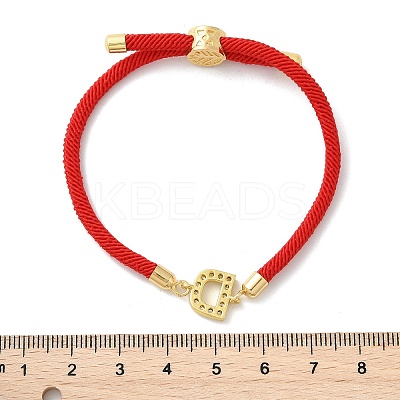 Adjustable Nylon Cord Bracelets X-BJEW-C096-01G-04-1
