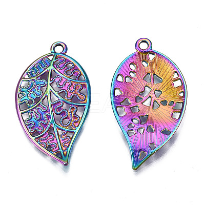 Rainbow Color Alloy Pendants PALLOY-N156-149-NR-1