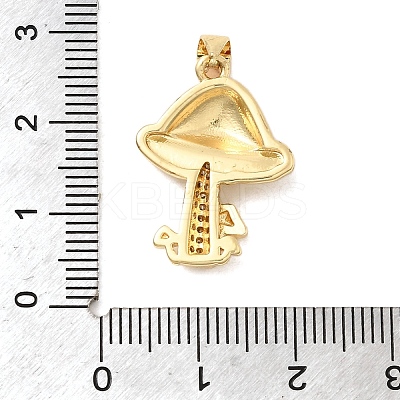 Brass Micro Pave Cubic Zirconia Pendants KK-A266-41C-G-1