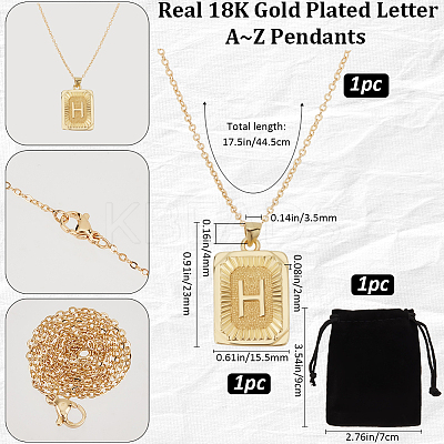 1Pc Brass Pendants NJEW-BBC0001-18H-1