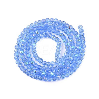 Electroplate Glass Beads Strands LS-EGLA-A044-T2mm-L14-1