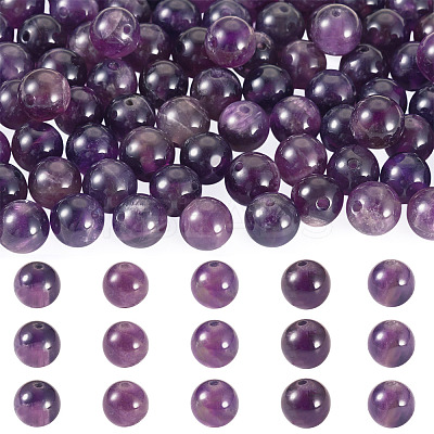 2 Strands 2 Colors Natural Amethyst Beads Strands G-TA0002-62-1