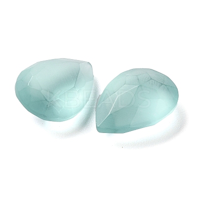 Frosted Glass Rhinestone Cabochons RGLA-G022-02A-361-1