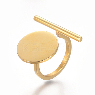 304 Stainless Steel Cuff Rings RJEW-I064-13G-17mm-1