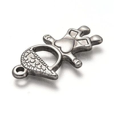 Non-Tarnish 304 Stainless Steel Pendants STAS-P257-02P-1