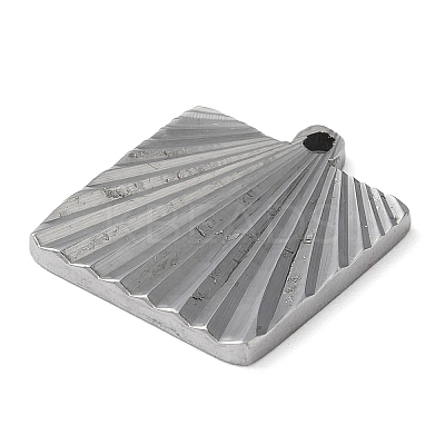 Non-Tarnish 304 Stainless Steel Pendants STAS-D025-03P-01-1