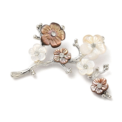 Natural Dyed White Shell Pendants KK-E059-01P-1