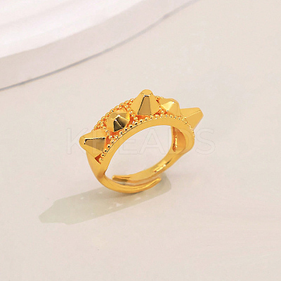 Brass Cuff Open Rings for Women ZU9603-1