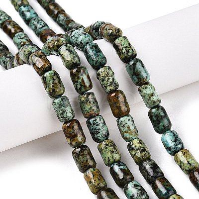 Natural African Turquoise(Jasper) Beads Strands G-G980-33A-1