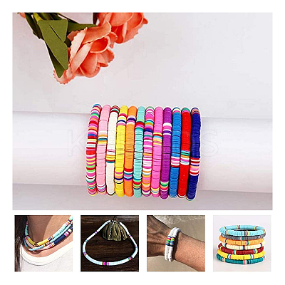 Handmade Polymer Clay Beads CLAY-CA0001-01A-1
