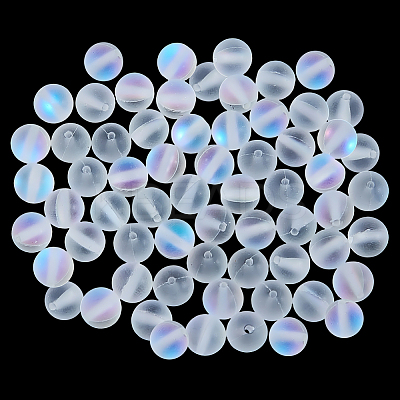 120Pcs Synthetic Moonstone Beads Strands G-PA0001-75B-1