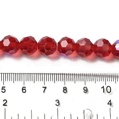 Electroplate Transparent Glass Beads Strands X-EGLA-A035-T10mm-L01-1
