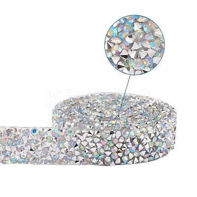 Glitter Resin Hotfix Rhinestone(Hot Melt Adhesive On The Back) OCOR-TAC0004-B-01-1