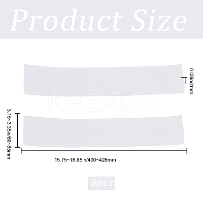 95% Cotton & 5% Elastic Fiber Ribbing Fabric for Cuffs FIND-WH0136-04D-1