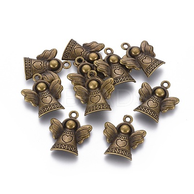 Tibetan Style Alloy Pendants TIBEB-A11978-AB-FF-1
