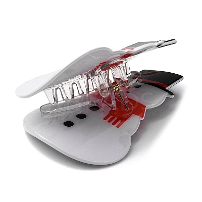 Christmas Claw Plastic Claw Hair Clips LS-PHAR-K006-01G-1