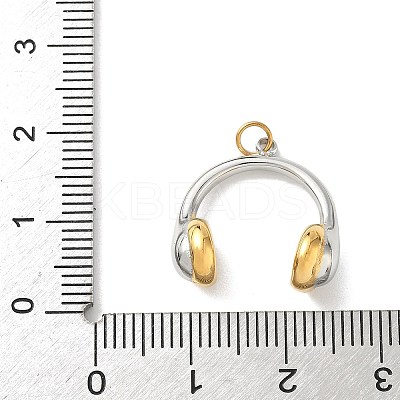 304 Stainless Steel Pendants KK-D503-04PG-1