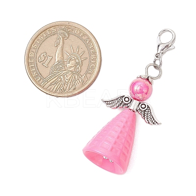 Angel Acrylic Pendant Decorations HJEW-JM03535-01-1