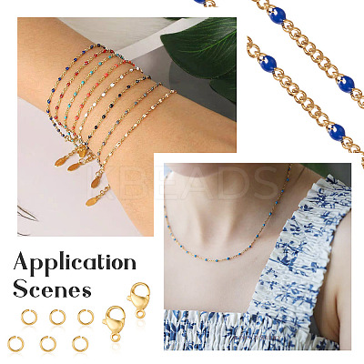 DIY Chain Bracelet Necklace Making Kit DIY-TA0006-12C-1
