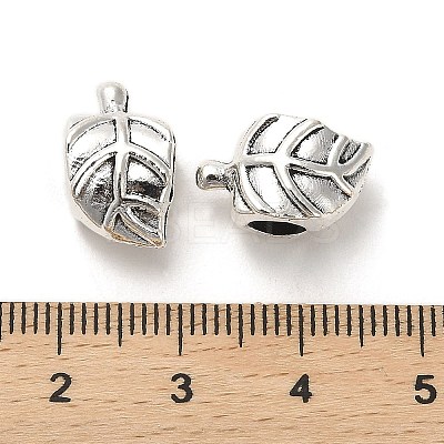 Tibetan Style Alloy European Beads PALLOY-K019-03D-AS-1