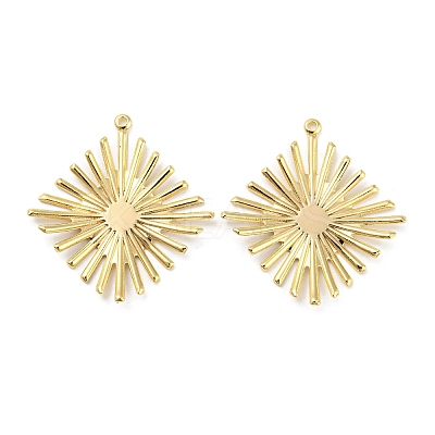 Brass Pendants X-KK-L208-13G-1
