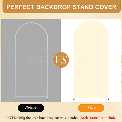 1Pc Polyester Wedding Arch Cover Cloth DIY-CN0003-60C-1