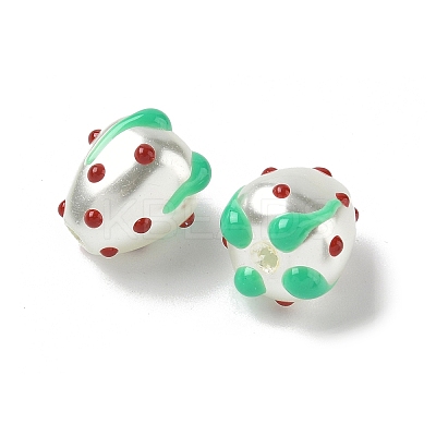 Baking Paint Baking Paint Glass Beads LAMP-Z014-02B-1