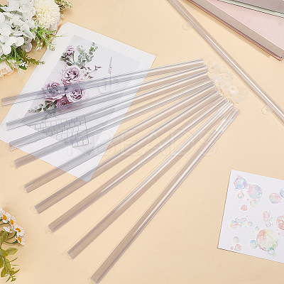 10 Sets PVC Poster Hanger Strip for Display AJEW-GF0012-37-1