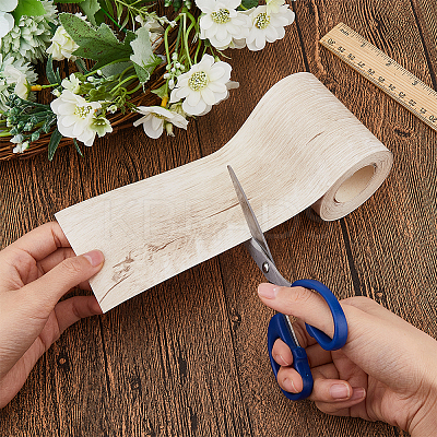 Self-Adhesive PVC Woodgrained Paper DIY-WH0632-19A-01-1
