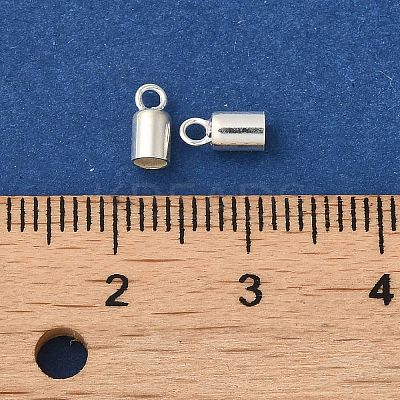 925 Sterling Silver Cord Ends STER-P055-02A-S-1