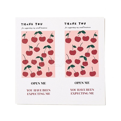 Rectangle Gift Stickers DIY-B041-14C-1